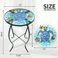 thumbnail image 4 of Outdoor Side Table, Indoor Side Table, Decorative Side Table, Turtle Pattern Side Table, Small Coffee Table Side Table, 4 of 7