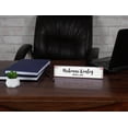 thumbnail image 4 of Printtoo Personalized Desk Name Plate Pretty Floral Custom Acrylic Office Desk Name Plate Accessory 2x10 Inches, 4 of 5