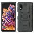 thumbnail image 2 of Case for Galaxy XCover Pro, Nakedcellphone [Black] Rugged Ring Grip Cover with Stand [Built-In Mounting Plate] for Samsung Galaxy XCover Pro Phone (SM-G715), 2 of 9