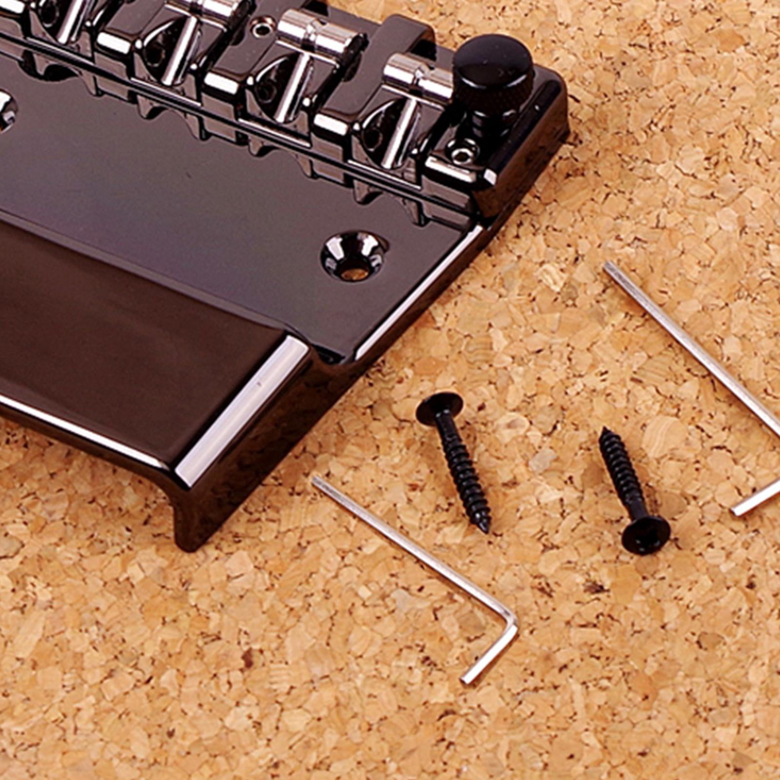 LeeQinersw 4 String Bass Bridge Electric Bass Guitar Bridge Guitar Bridge Replacement Parts