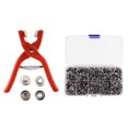 thumbnail image 3 of AMLESO Snap Fastener Five Claw Buckle Installation Tool Accessories Anti Rust 0.36 inch 150 Sets Snaps, 3 of 8