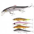 thumbnail image 2 of MInHoues Hard Fishing Minnow Lure 4.53", Realistic Swimming Bait for Freshwater Saltwater Tackle, 3D Eyes Artificial Swimbait Gear, Spring Father's Day Gifts for Men Anglers, 2 of 9