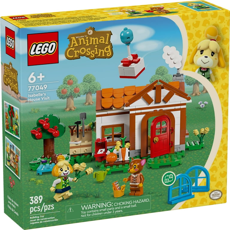 LEGO Animal Crossing Isabelle s House Visit Buildable Creative Toy for Kids Includes Fauna and more Animal Crossing Toy Figures Video Game Toy