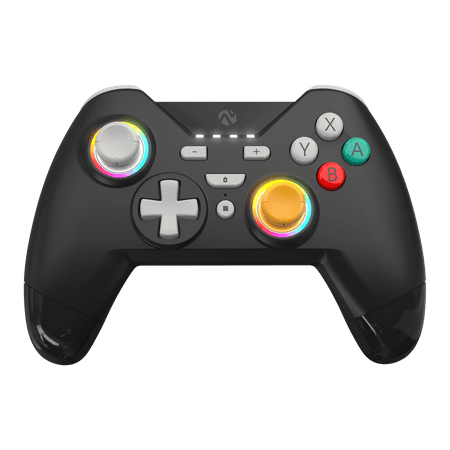 BASEKAMP Kore+ Wireless Controller for Nintendo Switch - Retro Black - Programmable Back Buttons - RGB Sticks - Bluetooth - USB-C
