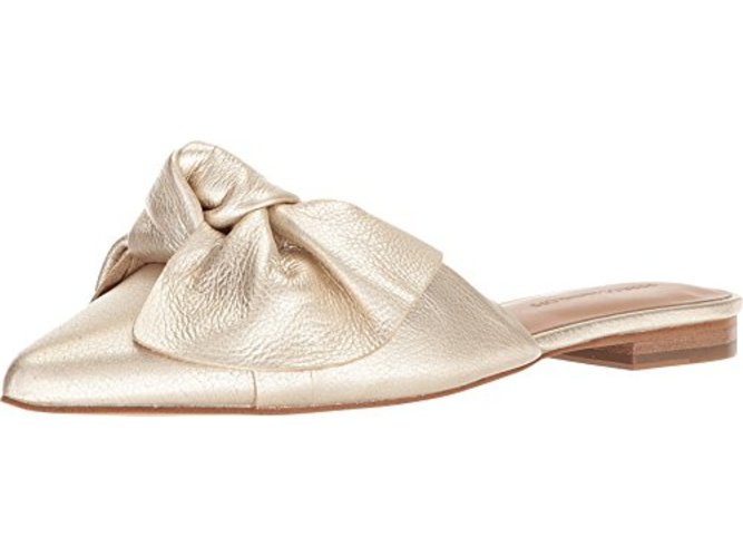 Gold pointed mules Clearance