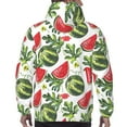 thumbnail image 6 of Bingfone Watermelons Men'S Drawstring Hoodie Long Sleeve Pocket Sweatshirts-X-Large, 6 of 9