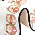 thumbnail image 6 of Dreamtimes Valentine's Day Hallway Runner Rug 2'x6' Kitchen Rug with Rubber Backing Cute Hedgehog Heart Non Slip Entryway Rug Runner Washable Soft Area Rug for Hallway Bedroom Kitchen Decor, 6 of 6