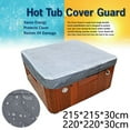 thumbnail image 2 of Hot Tub Cover Protect Cap Anti-UV Anticorrosive Square Spa Cover Waterproof, 2 of 4