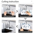 thumbnail image 5 of Yayeee Faucet Mat for Kitchen Sink 30" Diatomite Long Splash Guard Pad, White Snowman, 5 of 7
