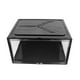 thumbnail image 2 of Cajas de almacenamiento de zapatos apilables transparentes con apertura frontal para organizar zapatillas Negro, 2 of 9