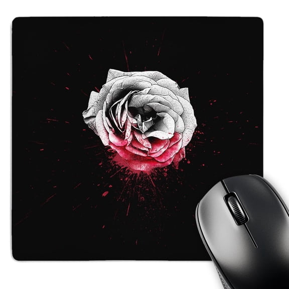 3dRose, Blood Rose Flower full of pain, MousePad