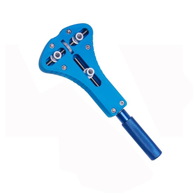 55MM Metal Watch Back Case Cover Opener Adjustable Screw Back Remover Wrench Fixer Repair Tools Kits With Box And 12 Tips/Dies