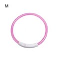 thumbnail image 4 of PETS COLLAR LED LIGHTING Suministros para mascotas Ajustable USB Carga Luminosa Pérdida Luminosa Accidentes Cuellos de Luz Collars Safety para Rosa Medium Exterior kenally HA010373-13, 4 of 6