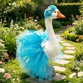thumbnail image 4 of Goose Clothing Outfit with Chiffon Skirt, Polyester Fabric for Lawn Goose, Outdoor Porch Patio Garden Decoration, Themed Dress for Seasonal Display, Topliu, 4 of 8