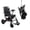 C, variant on Lightweight Transport Chair for Adults, Foldable Wheelchair with Adjustable Safety Belt, Heavy Duty 80kg Capacity, Easy Fold Mobility Scooter Alternative 