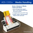 thumbnail image 6 of Brother ADS-1350W Wireless Color Compact Scanner, up to 30ppm, Single Pass Double-Sided Scanning, 6 of 19