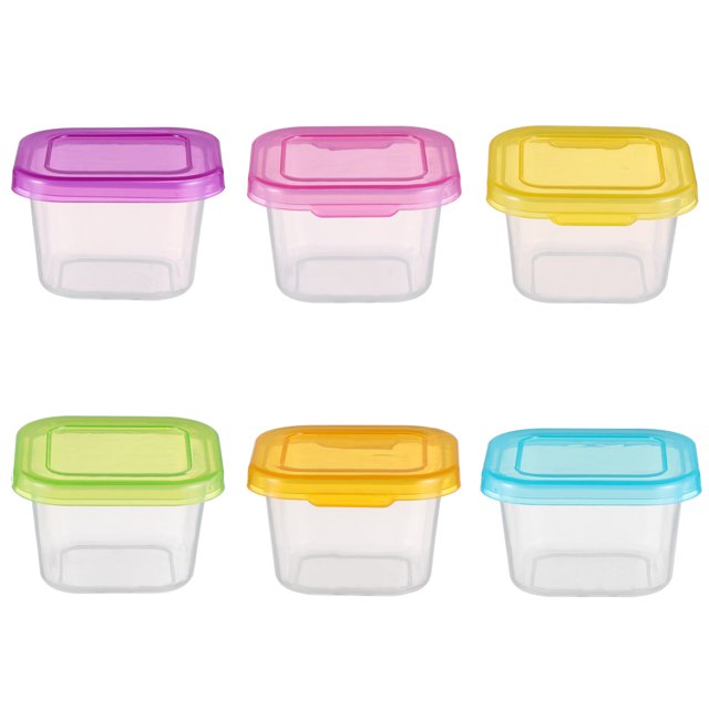 1 Set/6pcs Baby Food Storage Boxes Baby Food Containers with Lid Baby