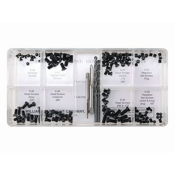 Williams 122 Piece Gunsmith Screw Kit