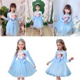 thumbnail image 4 of EKEZ Elsa Fancy-Dress Costumes for Girls with Crown and Gloves for Ages 2-10, 2T-10T, 4 of 10