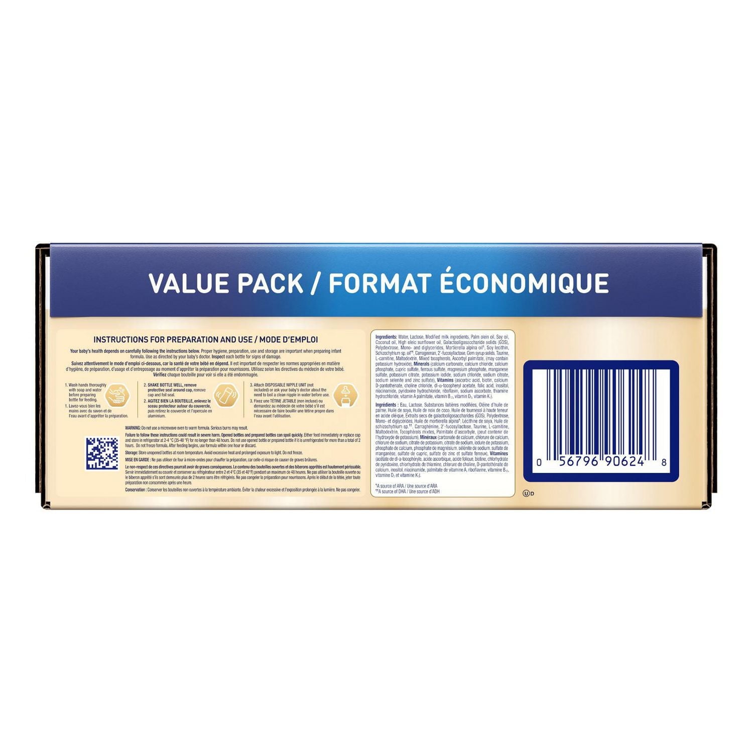 Enfamil A+ NeuroPro™, Baby Formula, 0-12 months, Ready to Feed Bottles, 237mL x 18ct