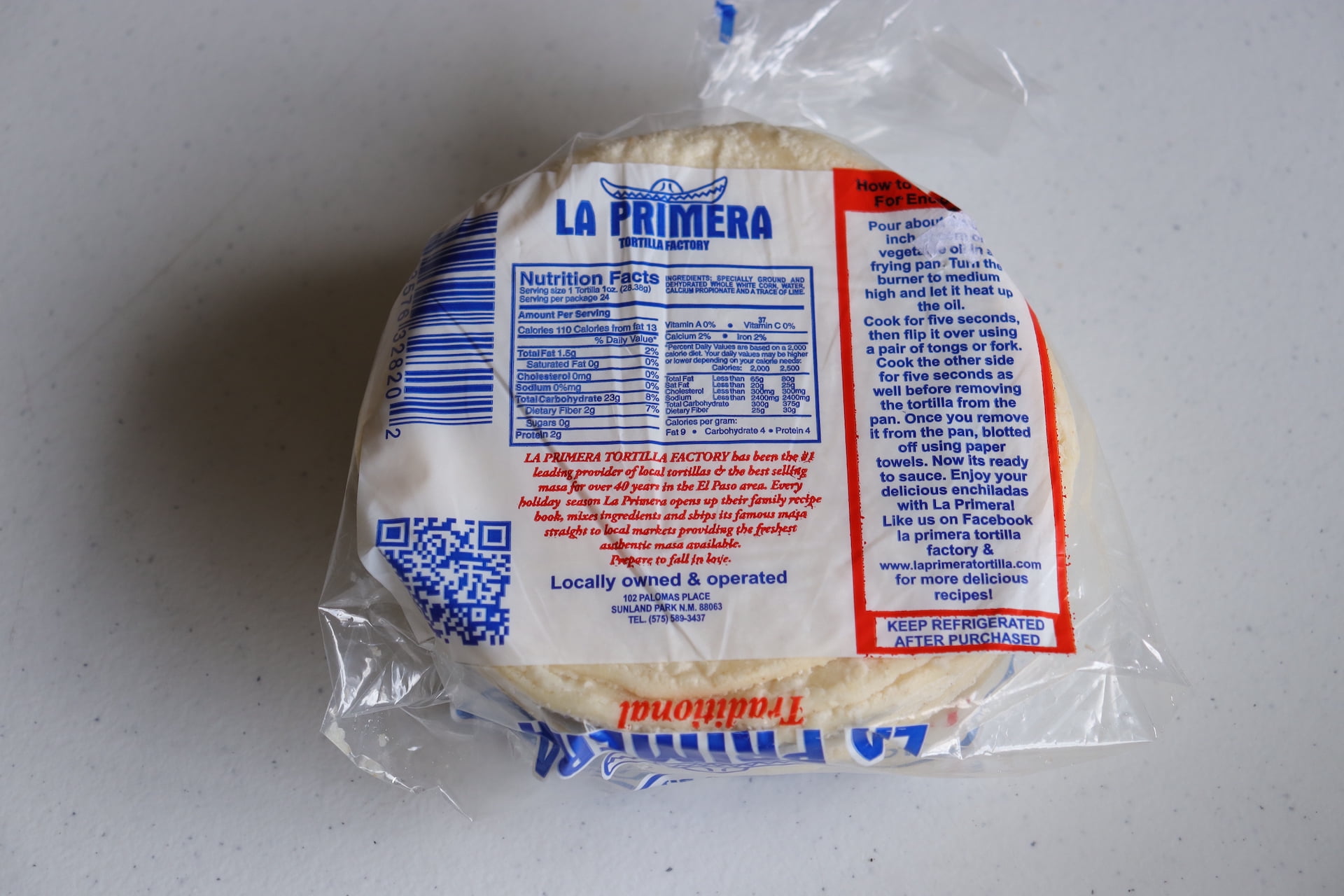 La Primera Corn Tortillas, 24 ct, 24 oz