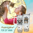 thumbnail image 5 of Cat Mom Gifts For Women, Cat Lover Gifts For Women, cat Christmas Gifts, Cat Gifts For Cat Lovers, Cat Lady Gifts for Women, 40 oz Mom Tumbler With Handle And Straw, 5 of 6
