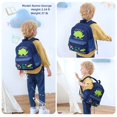 thumbnail image 2 of Mochila Willikiva Cute Zoo Little 3D impermeable para niños, 2 of 7