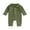 Green, variant on Bagilaanoe Newborn Baby Girl Boys Jumpsuit Long Sleeve Bodysuit 3M 6M 9M 12M 18M Infant Ribbed One Piece Romper
