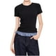 thumbnail image 1 of mfyjkho Tops Casuales Para Mujer, Camisetas/Camisetas Holgadas De Manga Corta De Color Liso Para Mujer De Verano Tops Para Hacer Ejercicio Para Mujer L, 1 of 7
