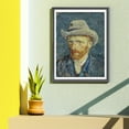 thumbnail image 2 of Van Gogh Canvas Wall Art, Self Portrait with Grey Felt Hat, Famous Oil Painting Art Prints Reproduction, Modern Artwork Canvas Poster, 2 of 7