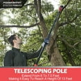 GANGXIPole Saw, 13Foot Max Reach Electric Pole Saw For Tree Trimming