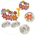 thumbnail image 3 of Hytrove Clear Nonslip Stickers Red PEVA 14Pcs Anti-Slip Bath, 3 of 8