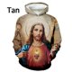 thumbnail image 3 of Sudadera con capucha y sudaderas con estampado 3D de la cruz de la fe cristiana para hombres y mujeres, sudadera informal con capucha y gráfico de Dios Jesús, 3 of 5