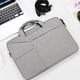 thumbnail image 5 of grey Bolso para ordenador portátil, maletín de negocios de 15,6 pulgadas, bandolera de hombro repelente al agua, bolso para ordenador, trabajo, oficina y viajes, 5 of 5