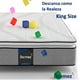 thumbnail image 3 of Colchón King Size Dormez Ortopédico e Hipoalergénico con Memory Smart Foam Linea Black, 3 of 10