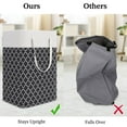 thumbnail image 4 of Qenwkxz 75L Fabric Laundry Hamper Collapsible Extra Large Laundry Baskets with Easy Carry Handles Freestanding Waterproof Clothes Hamper Storage Basket for Toys Clothes Organizer, 4 of 10
