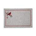 thumbnail image 1 of Pillow Perfect 629964 Noël Cardinal Set de Table & 44; Vert - Lot de 2, 1 of 1