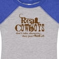 thumbnail image 4 of Inktastic Real Cowboys Boys or Girls Baby Bodysuit, 4 of 5