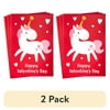 (2 pack) Hallmark Valentines Day Cards Assortment for Kids, Unicorn and Sloth (6 Valentine's Day Cards with Envelopes)