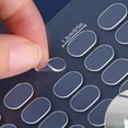 thumbnail image 6 of 500pcs Museum Gel Glue Dots Clear Removable Gel Glue Dots Double Sided Mounting Putty Stick Tack For Wall Hanging Sticky Dots Tacky Putty Clear Removable Putty 0.31" X 0.51", 6 of 8