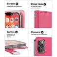thumbnail image 4 of iPhone 14 Plus Case, Wallet Case, iPhone 14 Plus PU Leather Case, PU Leather Magnet Stand Wallet Credit Card Holder Flip Case 6 Card Slots Case For Apple iPhone 14 Plus 6.7 - Pink, 4 of 5