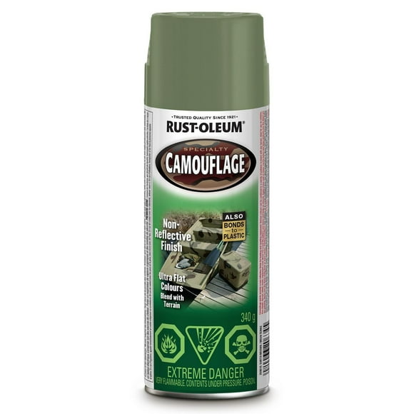 Spécialité de Rust-Oleum Peinture de Camouflage Brun Terre 340g