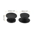 thumbnail image 2 of Unique Bargains Plastic Button Charm, 10 x 8mm Dia Button Accessories, Black 100 Pack, 2 of 4