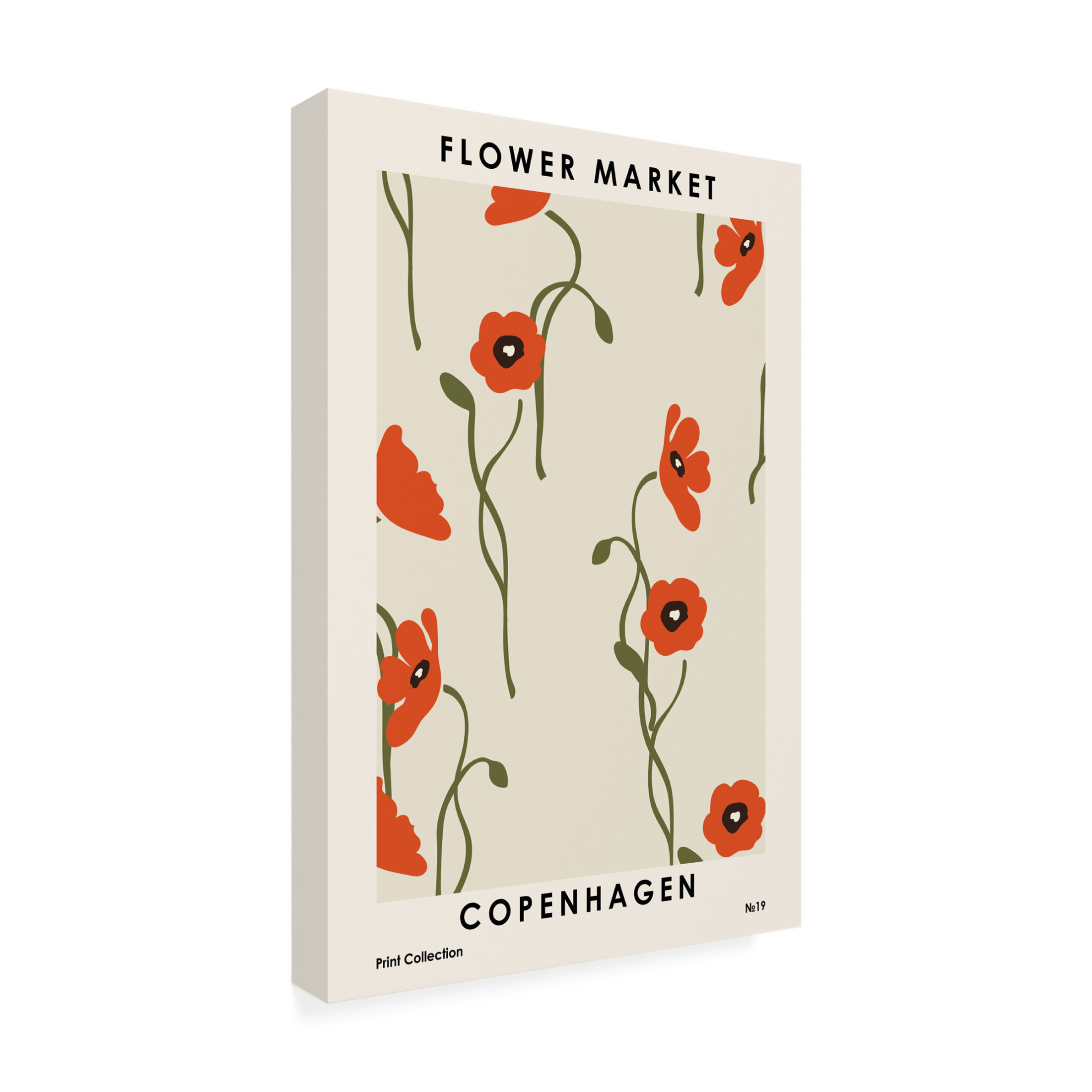 Trademark Fine Art NKTN Flower Market Copenhagen Canvas Wall Art