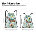 thumbnail image 2 of Honeii Cartoon Car Racing Print Drawstring Backpack,Drawstring Bags String Backpack Gym Cinch Sack Backpack Sport Bag Draw-Small, 2 of 6