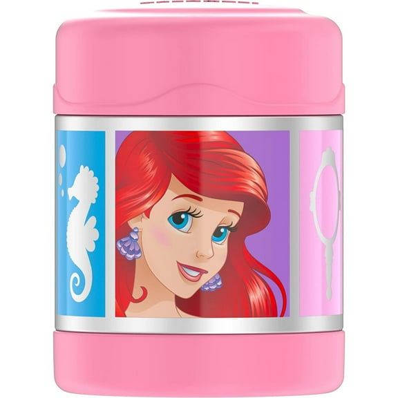 Thermos Vacuum Insulated Stainless Steel FUNtainer Food Jar, Princess, 10 oz