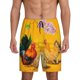 thumbnail image 1 of Balery The Chicken Family Pantalones cortos de pijama de punto de algodón para hombre con cinturilla y bolsillos-Medium, 1 of 6