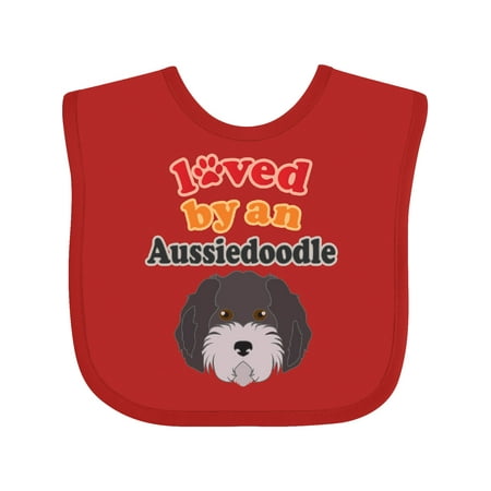 

Inktastic Aussiedoodle Dog Gift Boys or Girls Baby Bib