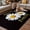 White, variant on White Daisy Outdoor Rug for Patio/Deck/Porch, Non-Slip Large Area Rug 6 x 9 Ft, Spring Hello Daisy Floral Black Indoor Outdoor Rugs Washable Area Rugs, Reversible Camping Rug Carpet Runner