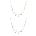 thumbnail image 4 of Jumpingount Collar Cadenas Oro Plata Estrellas Joyería estética Estilo simple Borlas Gargantillas Día de San Valentín Collares Regalos para mujeres Oro Type2 NO2 Jumpingount CBP252964, 4 of 5